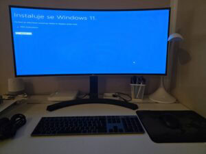 Aktuální instalace Windows 11 na počítači.
