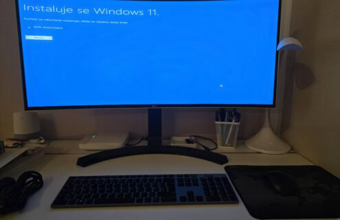 Aktuální instalace Windows 11 na počítači.