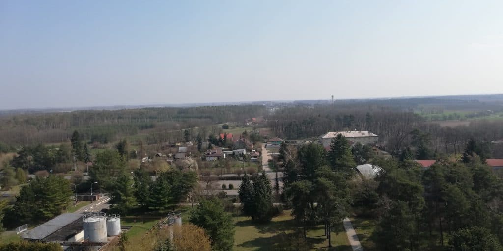 Zvěřínek, výhled na přírodní krajinu a okolní vesnice.